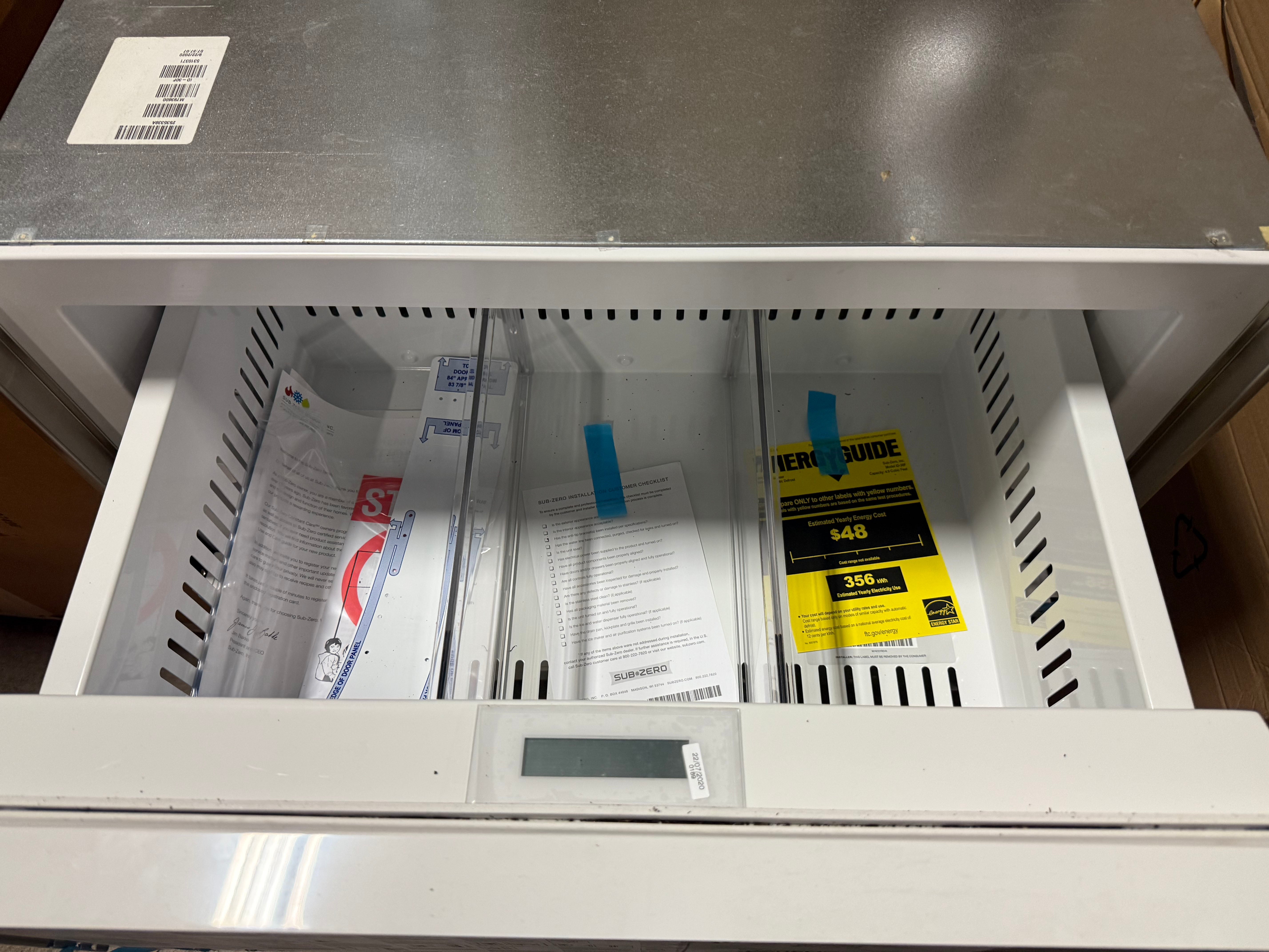 Sub-Zero ID-30F 30" Panel Ready Freezer Drawers