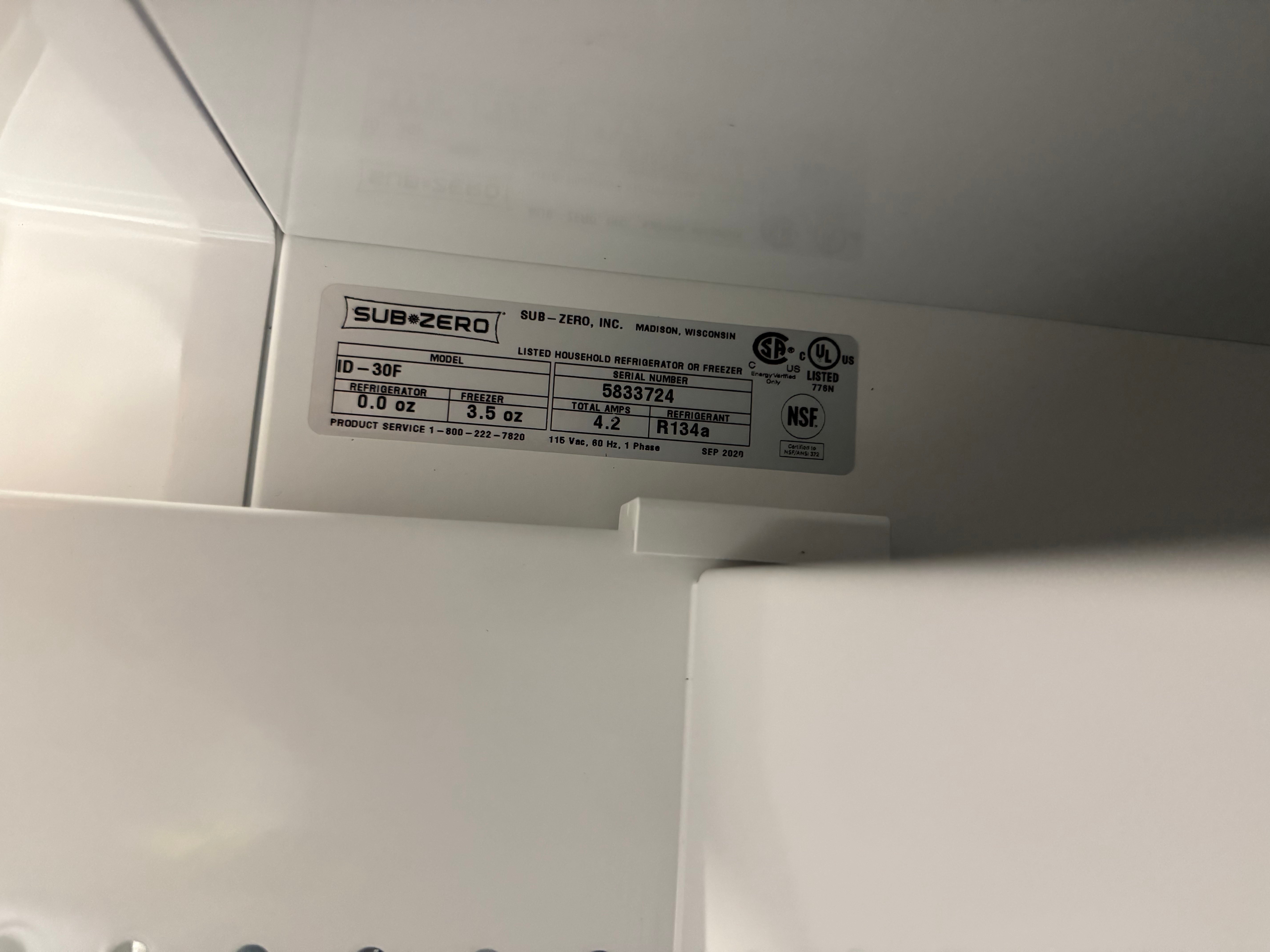 Sub-Zero ID-30F 30" Panel Ready Freezer Drawers