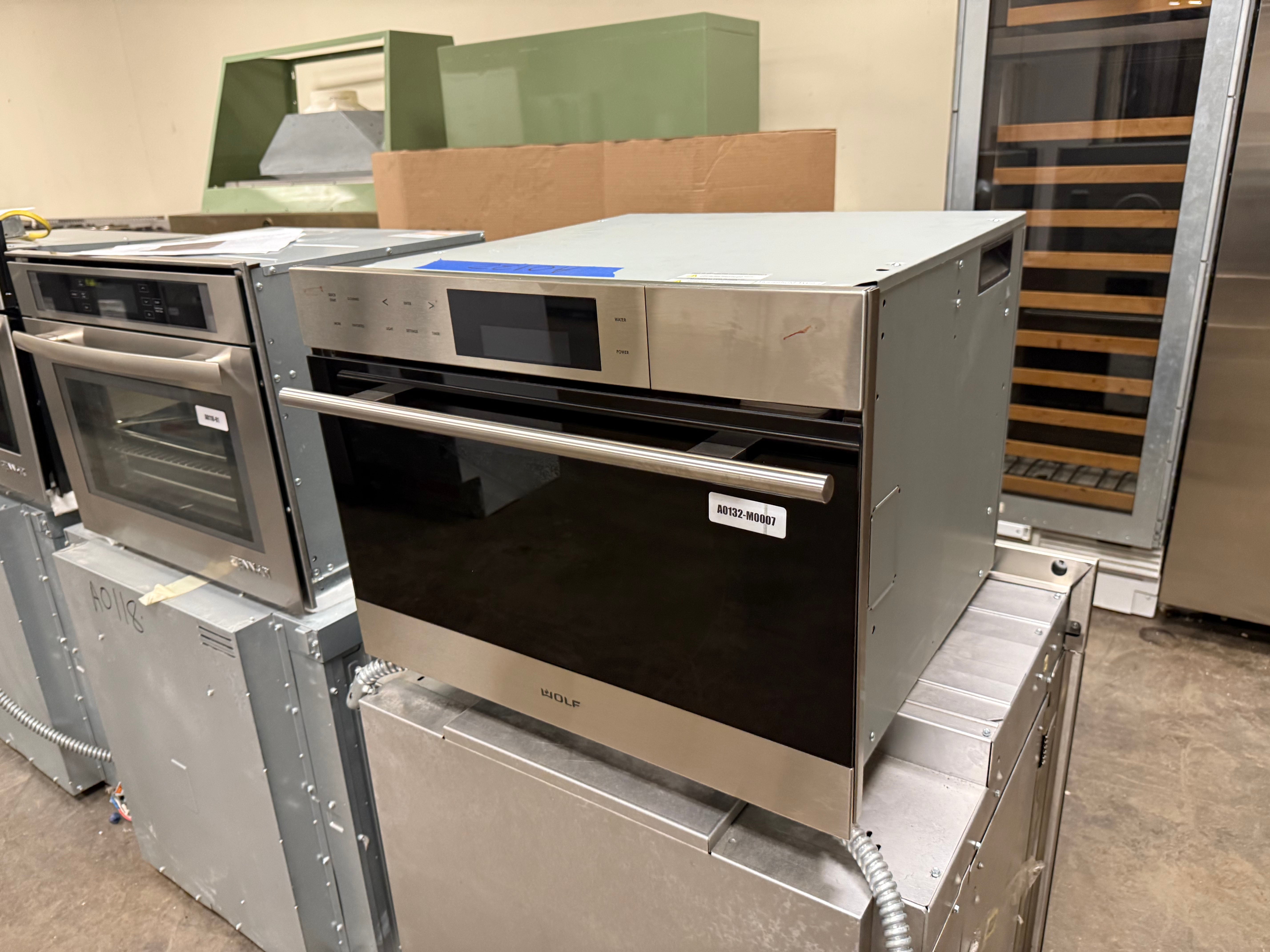 Wolf CS024TE/S/TH 24" Stainless Steel Electric Steam Oven, Showroom Display