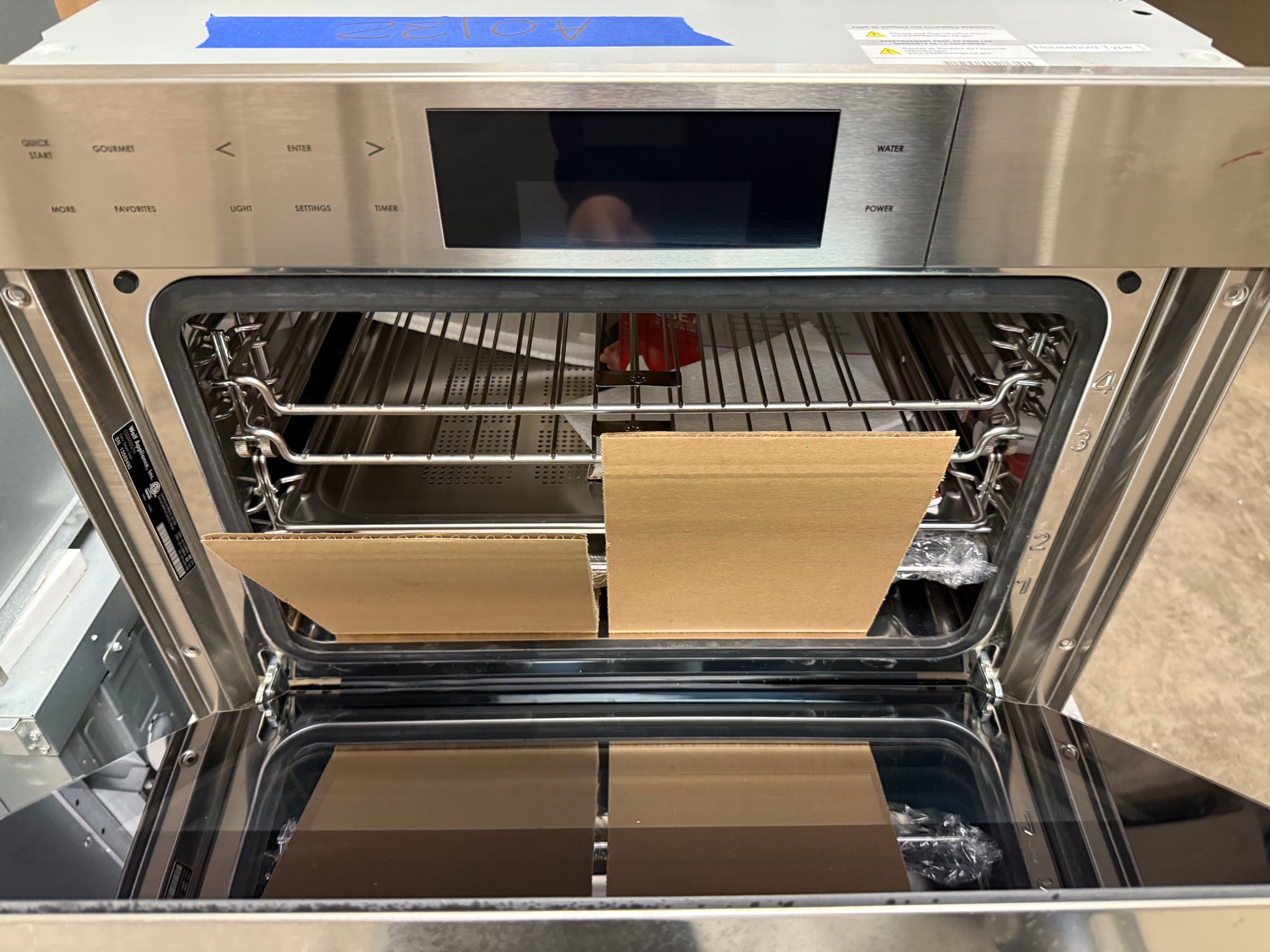 Wolf CS024TE/S/TH 24" Stainless Steel Electric Steam Oven, Showroom Display