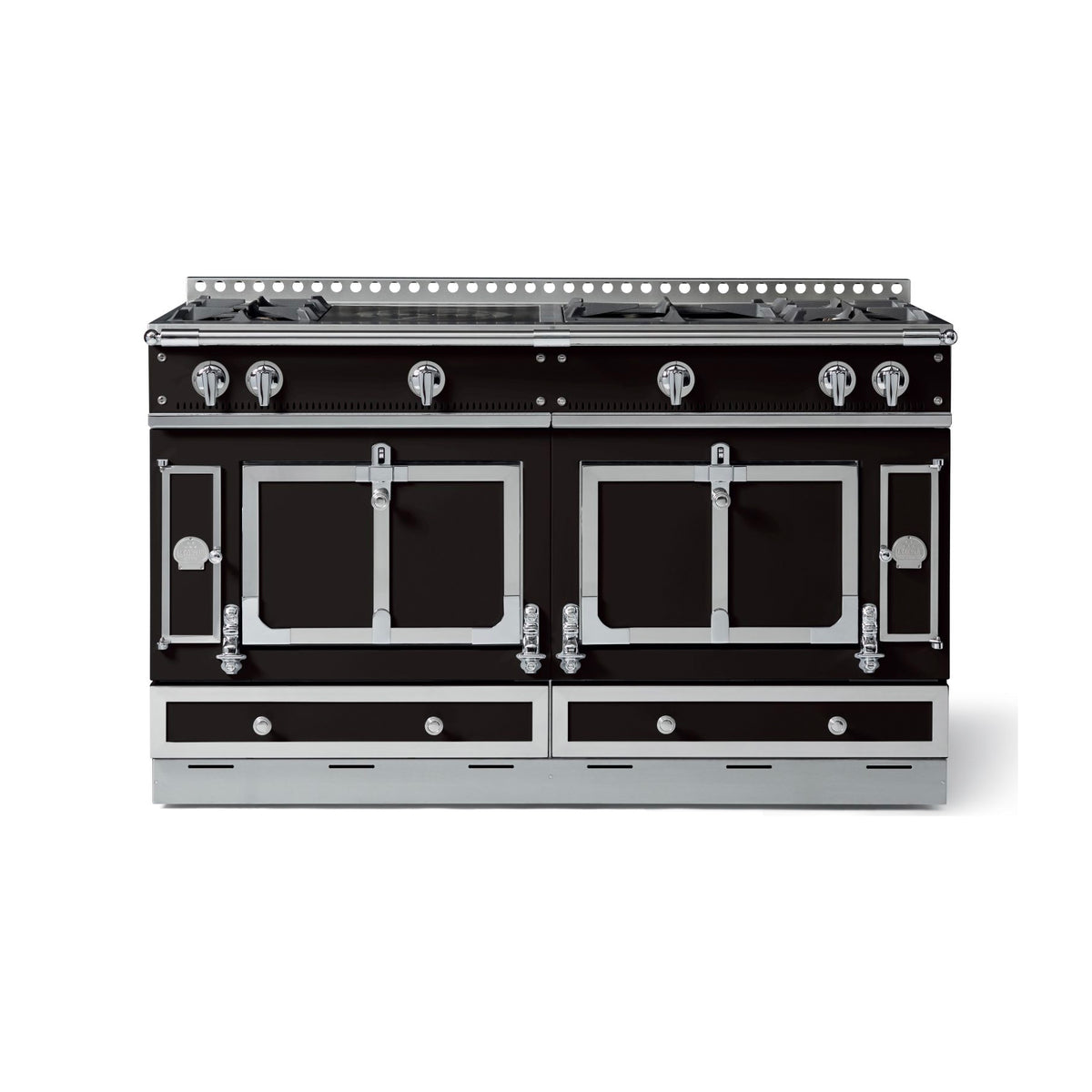 La Cornue Chateau 150 60" Black Dual Fuel Range
