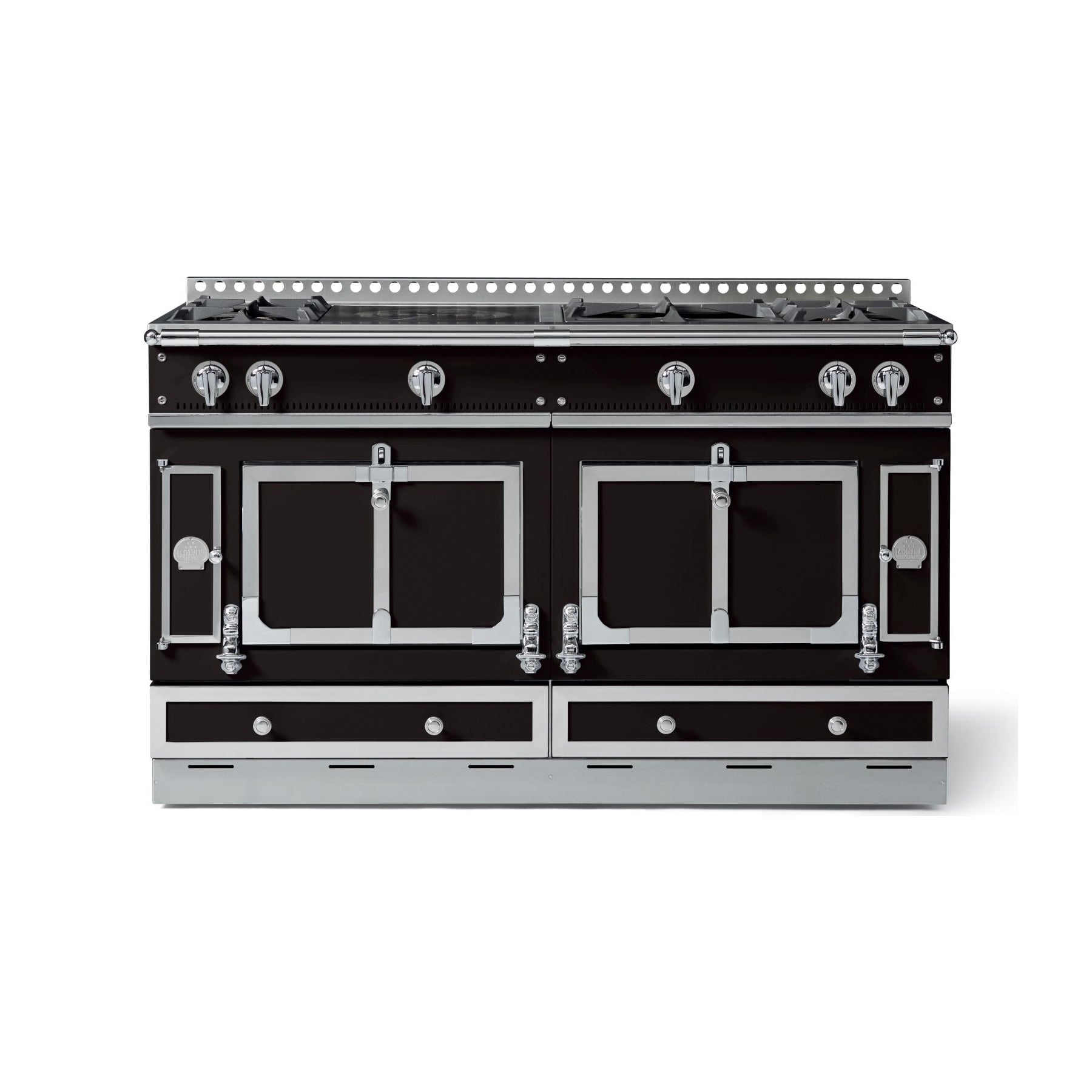 La Cornue Chateau 150 60" Black Dual Fuel Range
