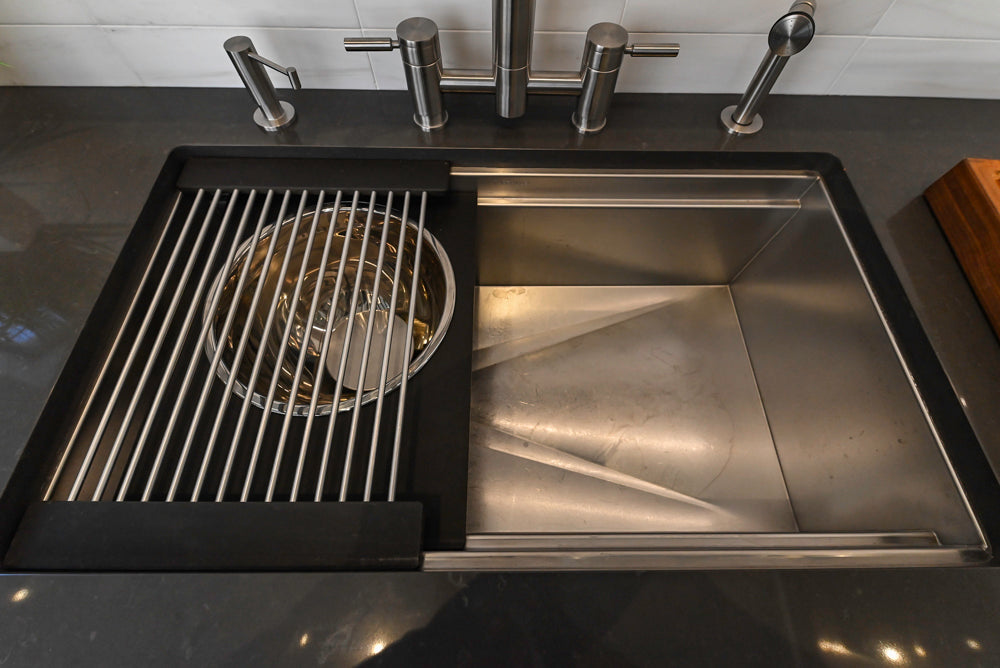 Premier Custom-Built Modern Kitchen with Island and Stone & Quartz Countertops