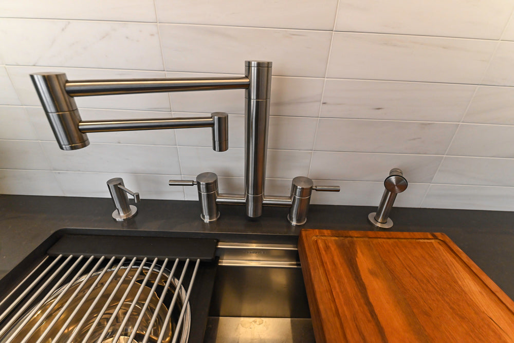 Premier Custom-Built Modern Kitchen with Island and Stone & Quartz Countertops