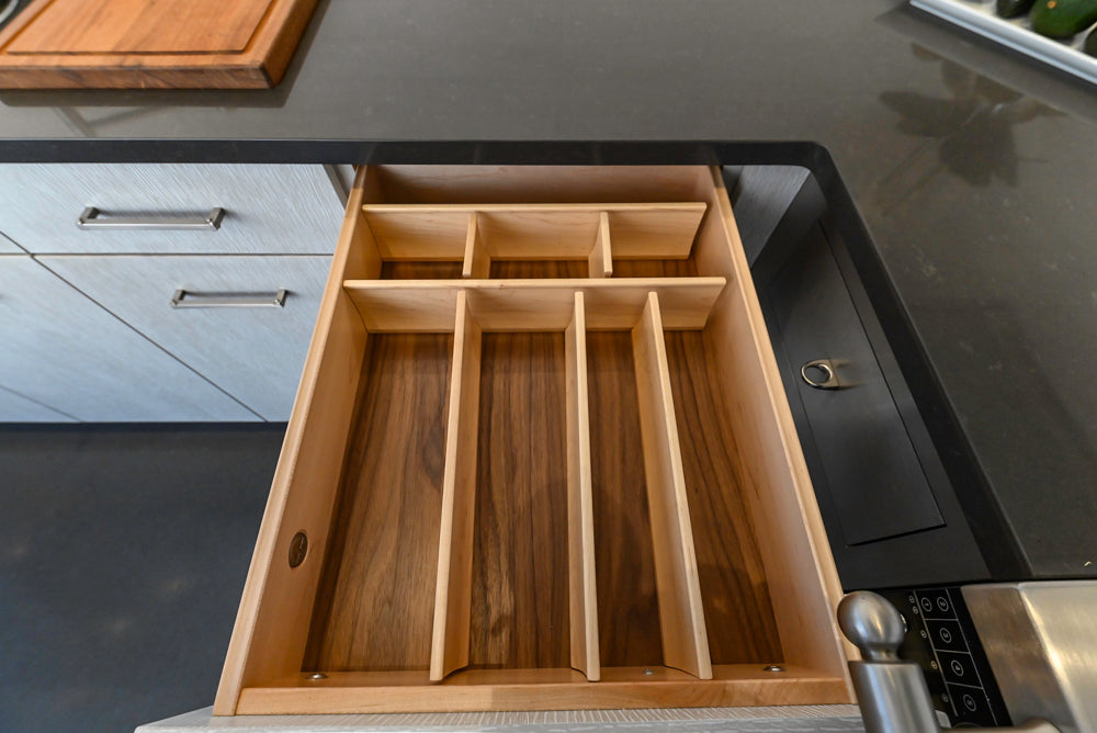 Premier Custom-Built Modern Kitchen with Island and Stone & Quartz Countertops