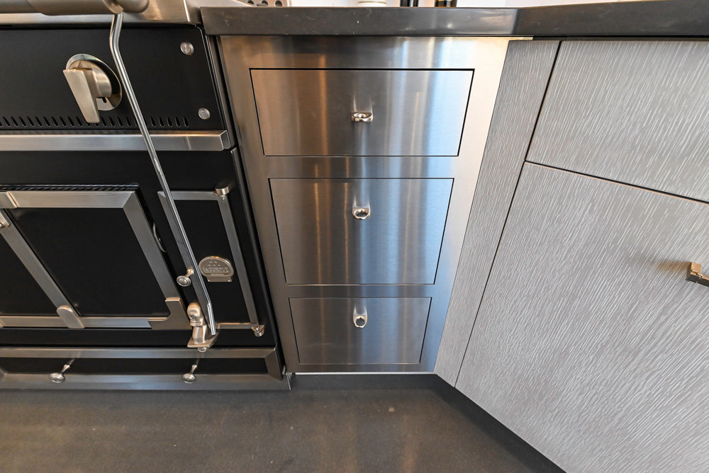 Premier Custom-Built Modern Kitchen with Island and Stone & Quartz Countertops