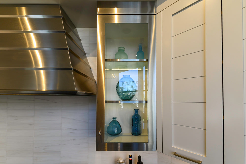 Premier Custom-Built Modern Kitchen with Island and Stone & Quartz Countertops