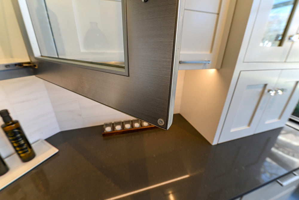 Premier Custom-Built Modern Kitchen with Island and Stone & Quartz Countertops