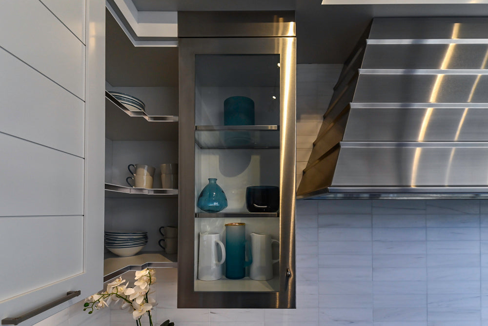 Premier Custom-Built Modern Kitchen with Island and Stone & Quartz Countertops