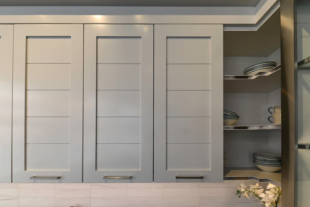 Premier Custom-Built Modern Kitchen with Island and Stone & Quartz Countertops