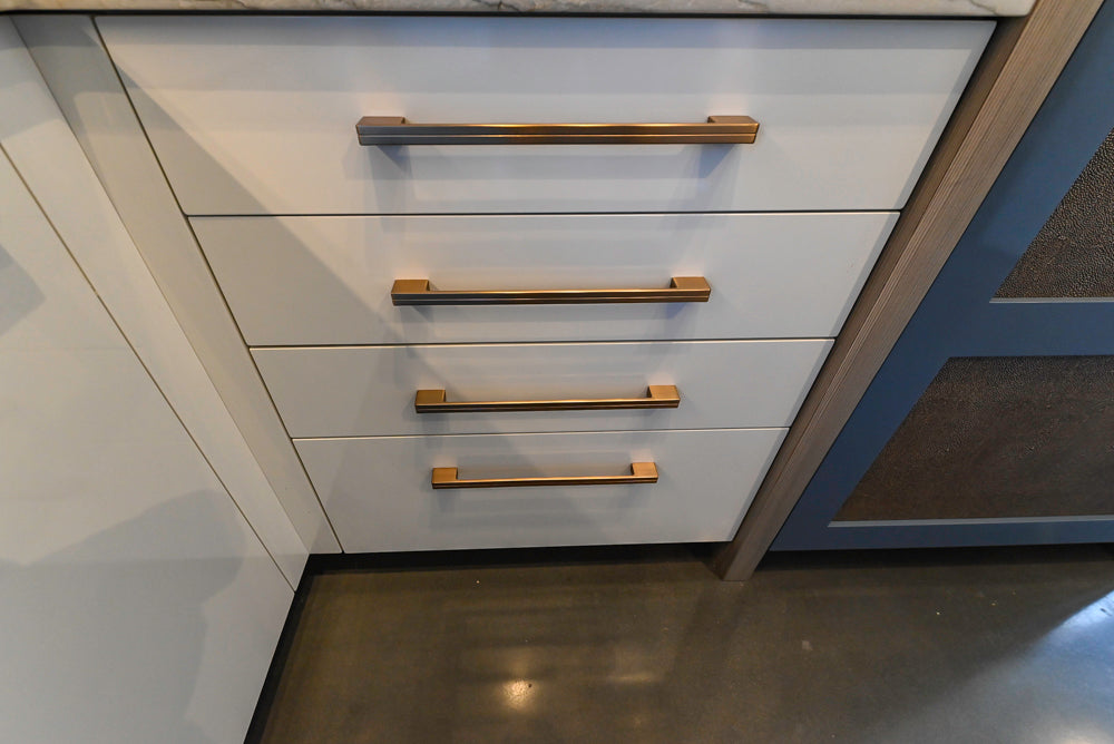 Premier Custom-Built Modern Kitchen with Island and Stone & Quartz Countertops