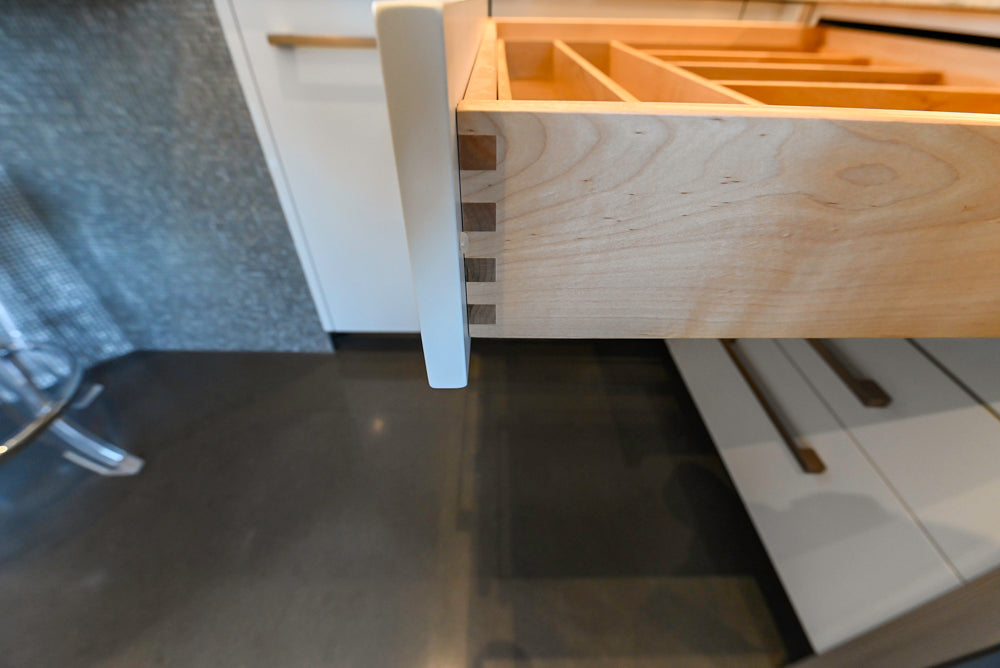 Premier Custom-Built Modern Kitchen with Island and Stone & Quartz Countertops