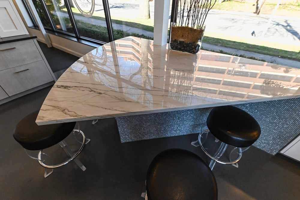 Premier Custom-Built Modern Kitchen with Island and Stone & Quartz Countertops