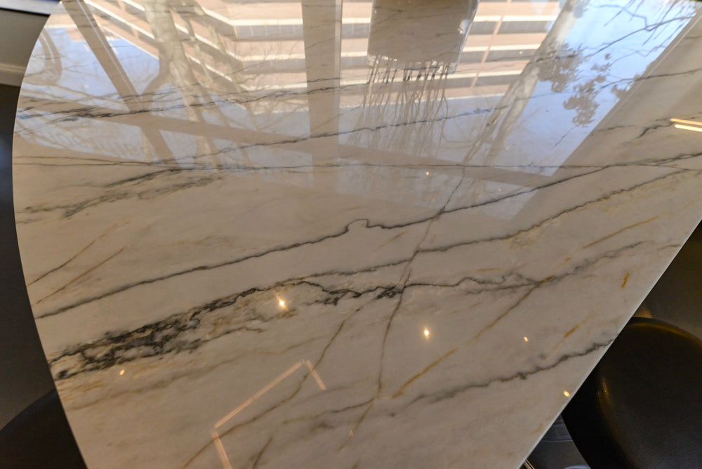 Premier Custom-Built Modern Kitchen with Island and Stone & Quartz Countertops