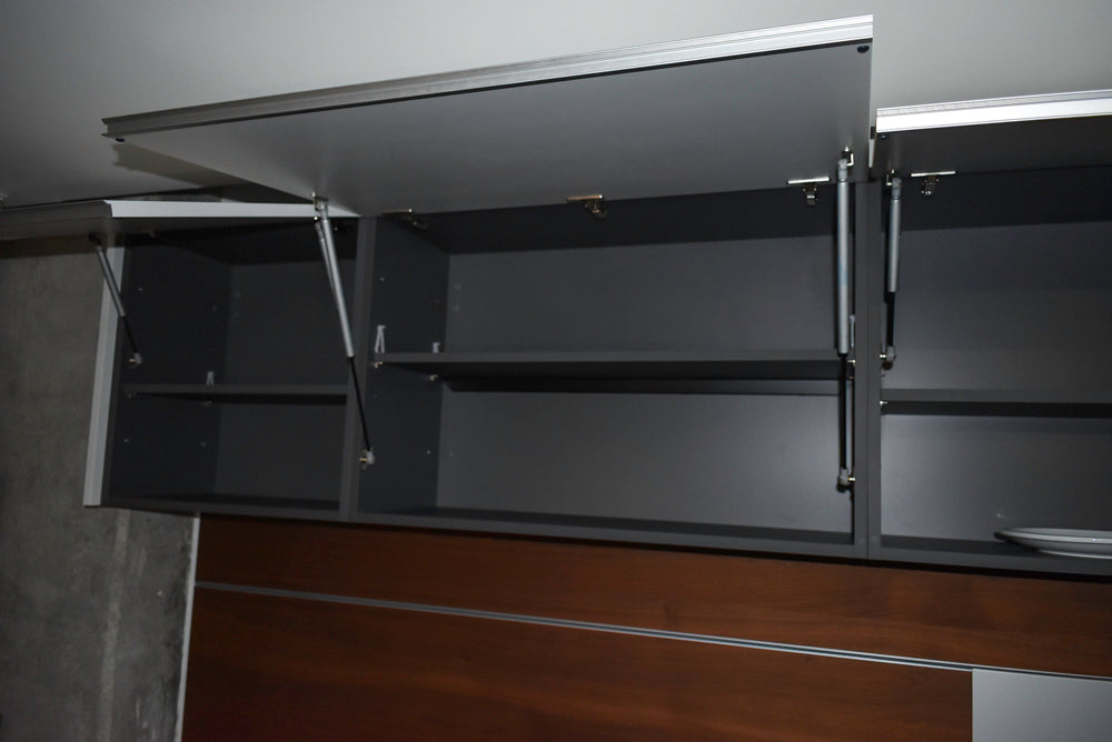 Valcucine Modern Glossy White Kitchen with Marble Countertops