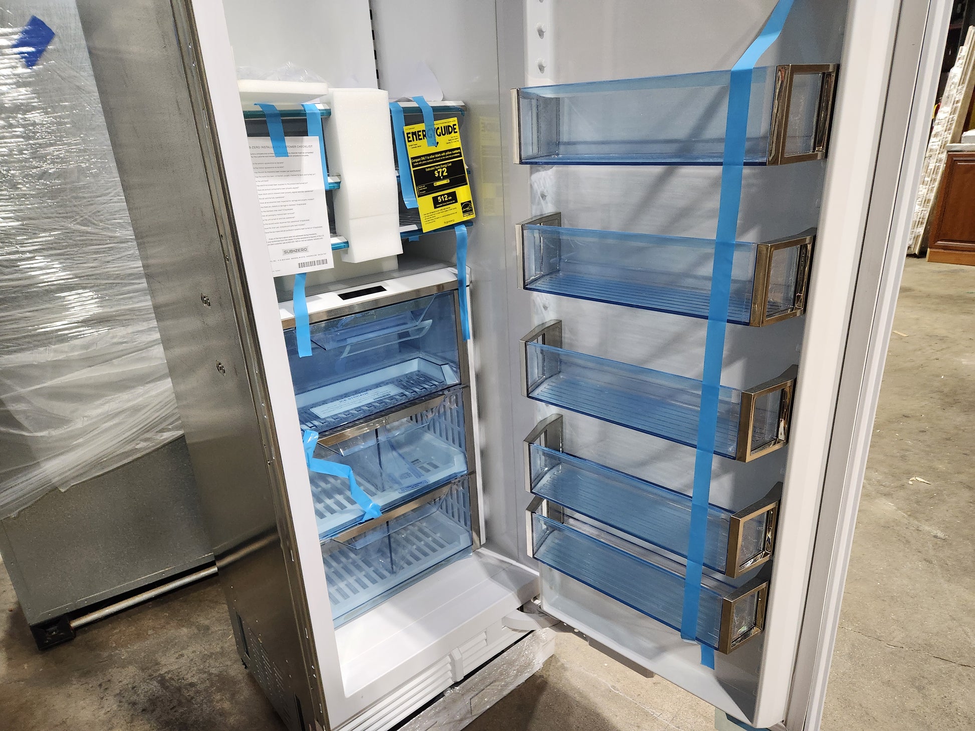 Sub-Zero DEC2450FI 24" Panel Ready Smart Freezer Column