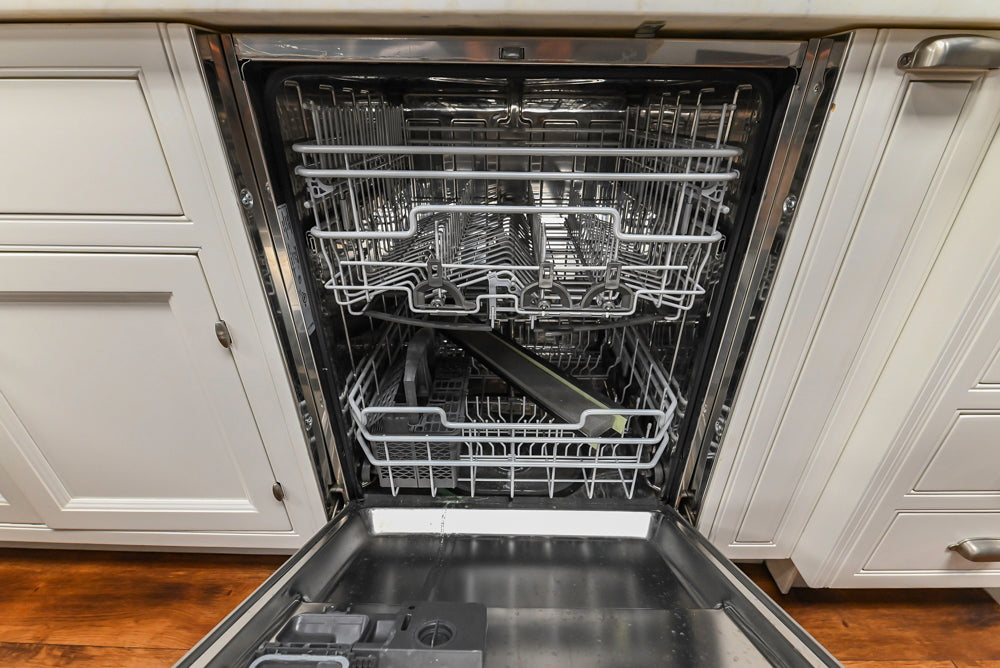 Downsview Traditional White Kitchen with White Marble Countertops