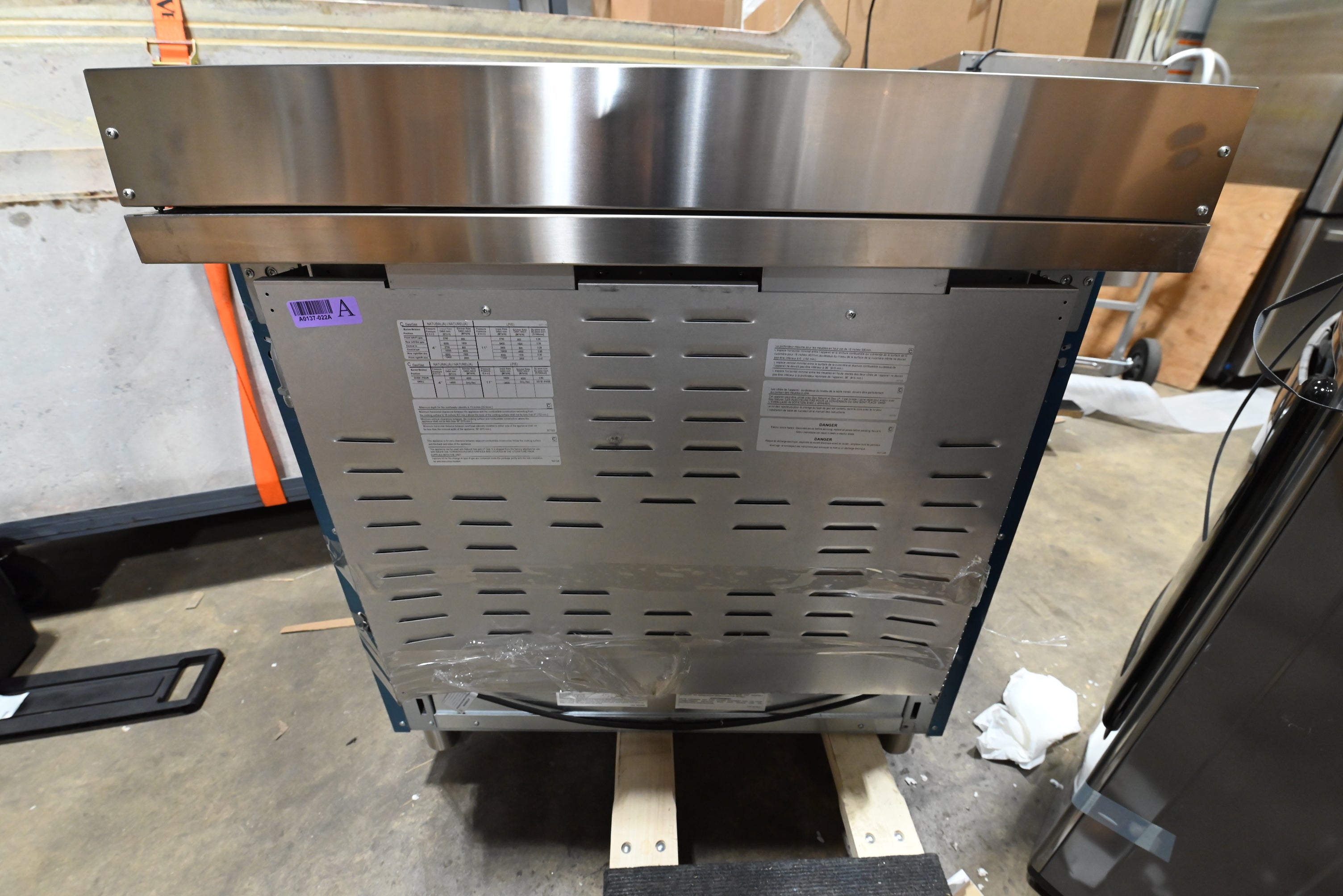 Bertazzoni PRO365GASX 36" Stainless Steel Gas Range