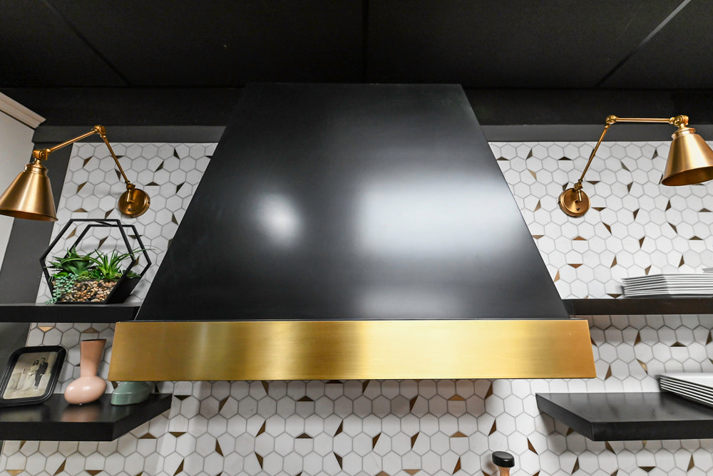 Showplace Walnut Mid-Century Modern Kitchen with Stone Countertops