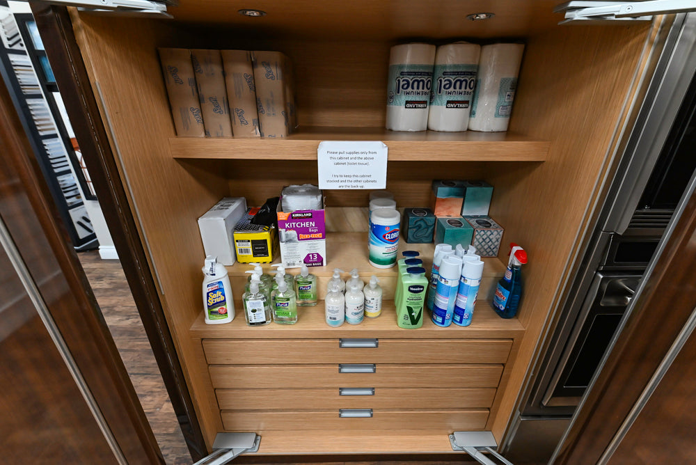 Downsview Glossy Brown Modern Kitchen with Island, Quartz Countertops and Wolf Appliances