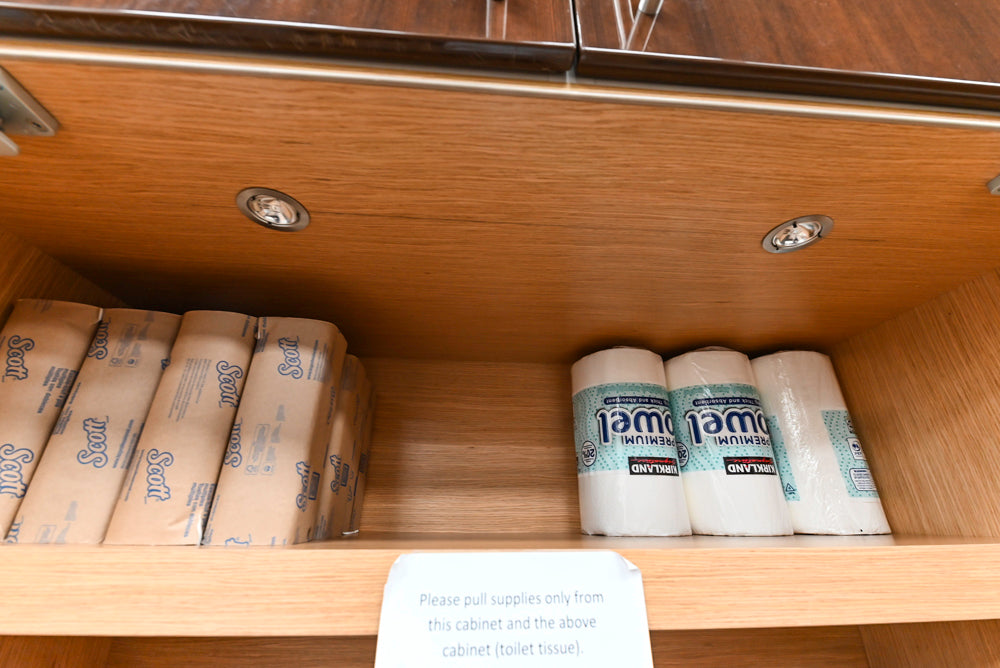 Downsview Glossy Brown Modern Kitchen with Island, Quartz Countertops and Wolf Appliances