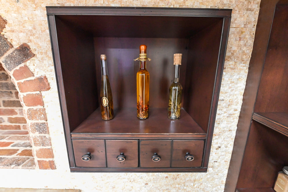 Downsview Traditional Yellow Kitchenette with Granite Countertops **EXCLUDED Bertazzoni Range