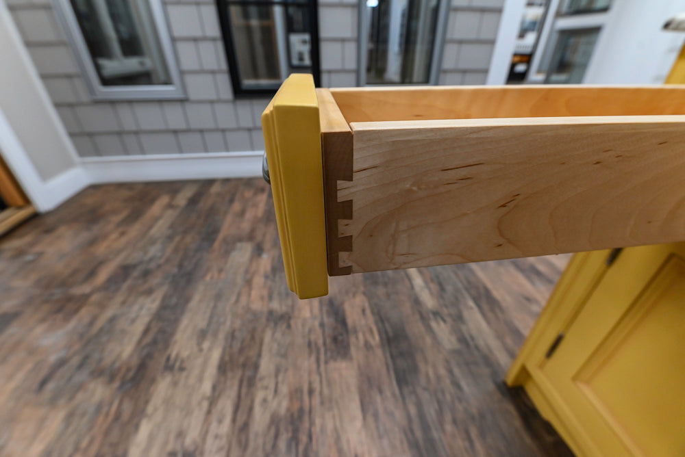 Downsview Tradtional Yellow Kitchenette with Granite Countertops and Bertazzoni Range