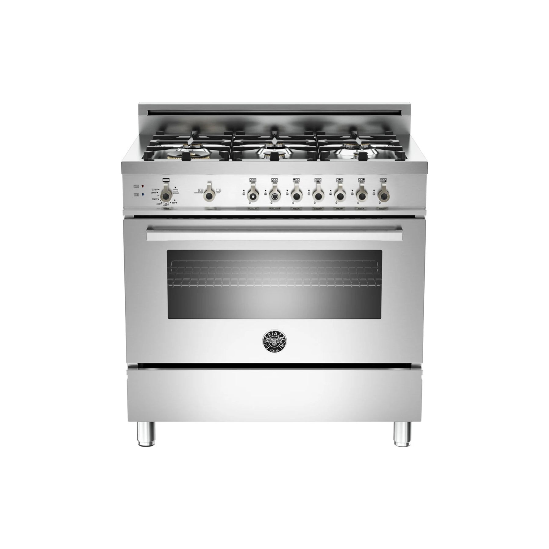 Bertazzoni PRO366GASX 36" Stainless Steel Gas Range