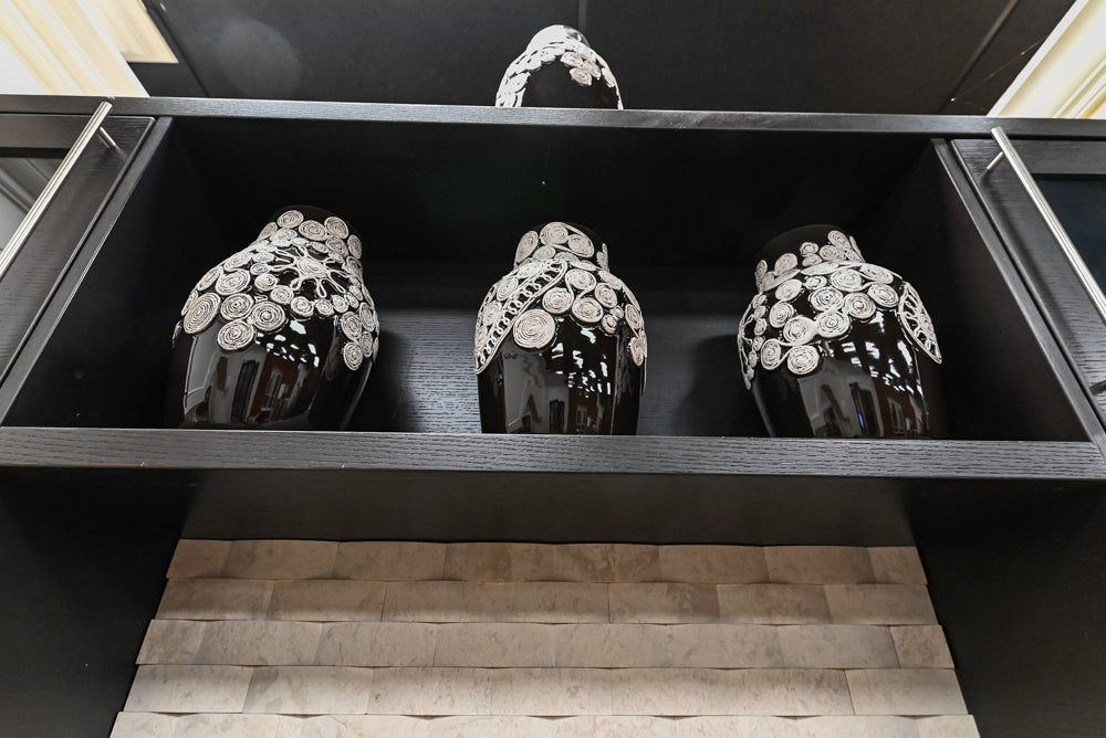 Downsview Modern Dark Brown Cooking Corner with Granite Countertops