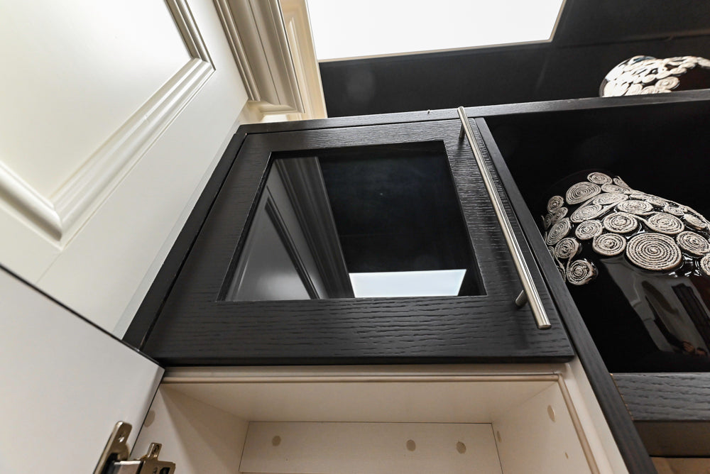 Downsview Modern Dark Brown Cooking Corner with Granite Countertops