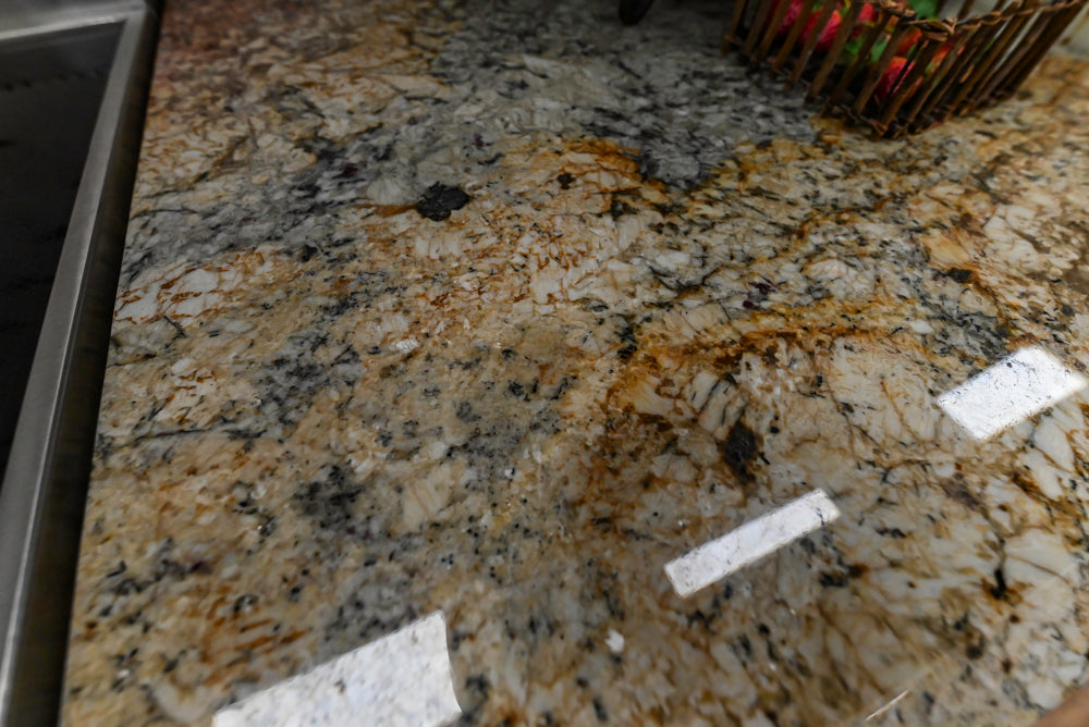 Downsview Modern Dark Brown Cooking Corner with Granite Countertops