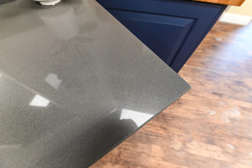 Siteline White Modern 57" Floating Vanity with Quartz Top, Sink and Faucet