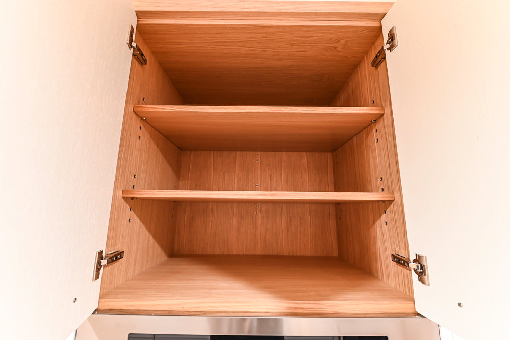 Smallbone Transitional White Oak Kitchen with Marble Countertops & Miele Appliances