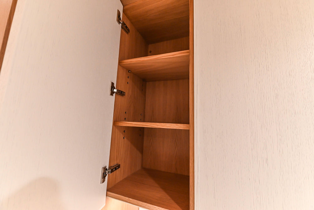 Smallbone Transitional White Oak Kitchen with Marble Countertops & Miele Appliances