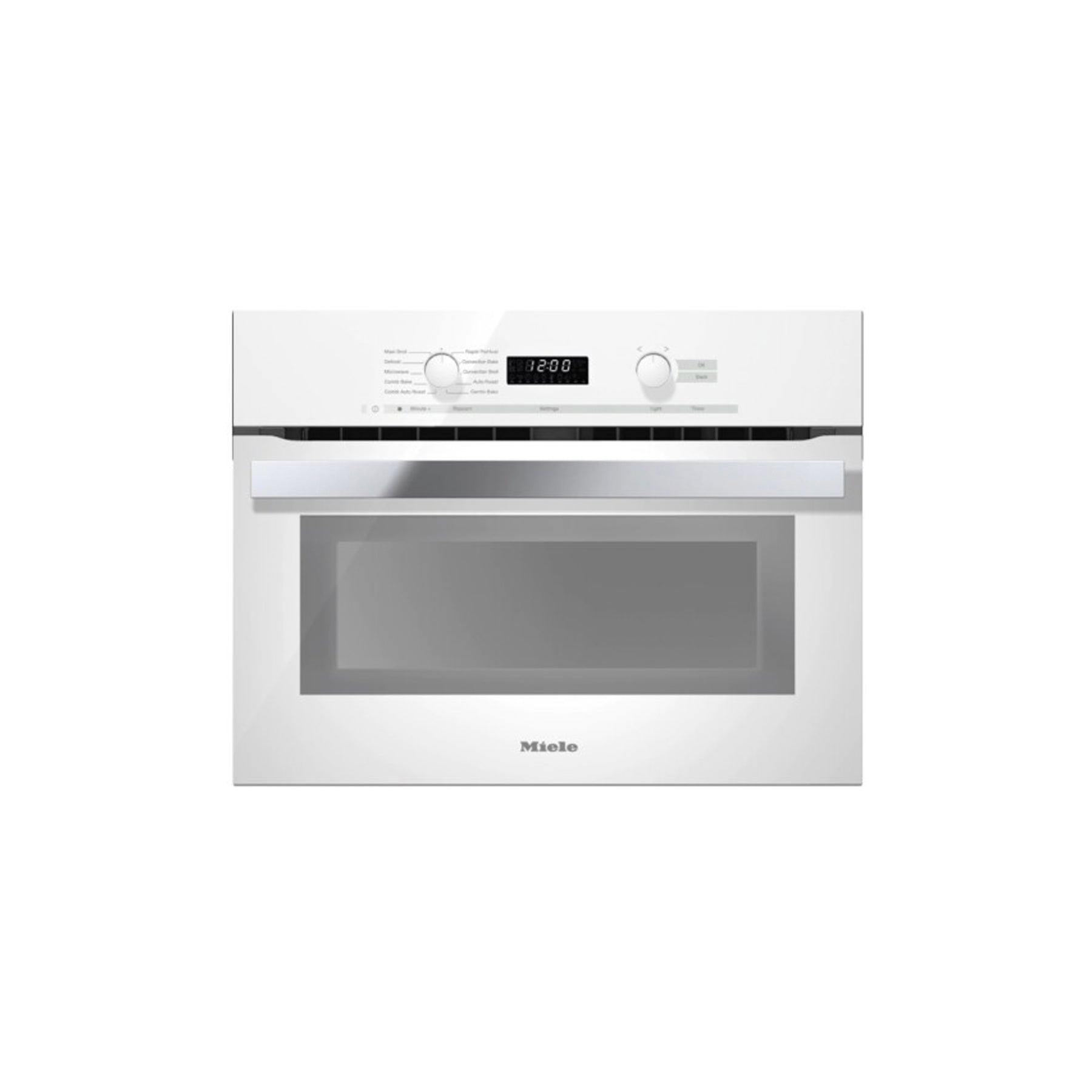 Miele H6200BM 24" White Speed Oven