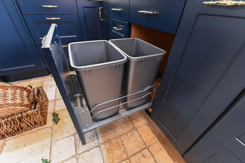 Wood-Mode "PLUS" Traditional Navy & White Kitchen