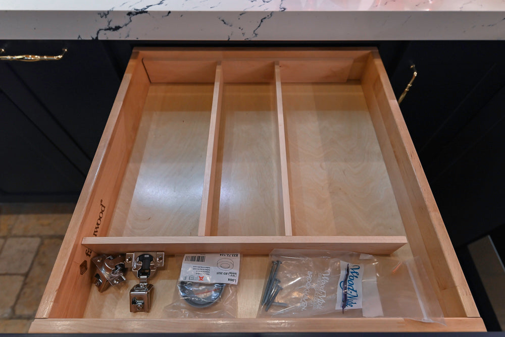 Wood-Mode "PLUS" Traditional Navy & White Kitchen