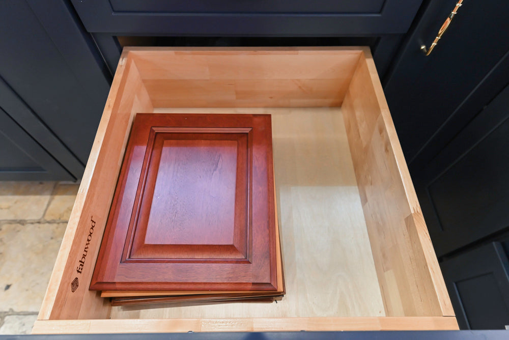 Wood-Mode "PLUS" Traditional Navy & White Kitchen