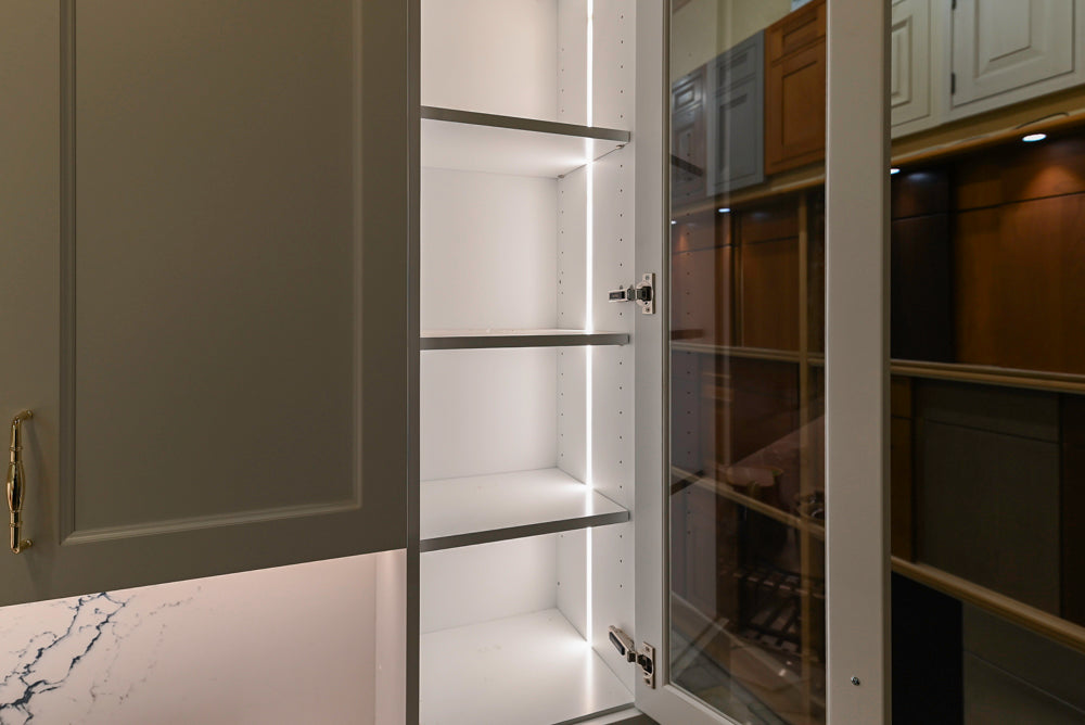 Wood-Mode "PLUS" Traditional Navy & White Kitchen