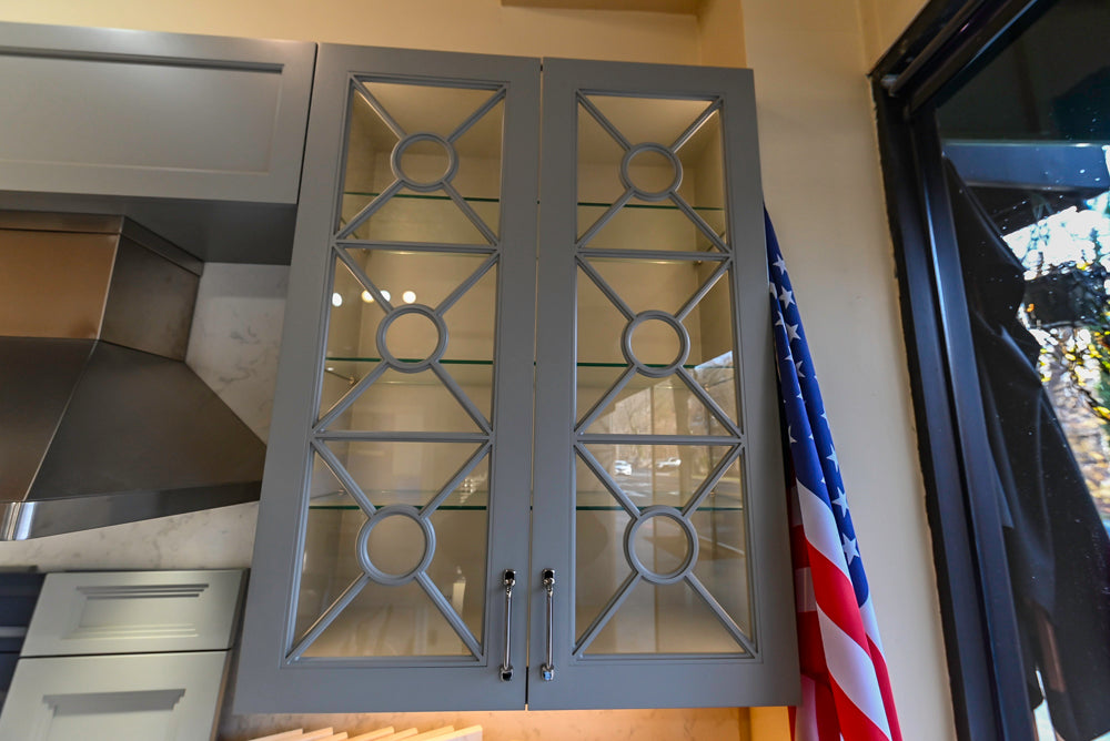 Wood-Mode & Brookhaven Transitional Grey Dry Bar