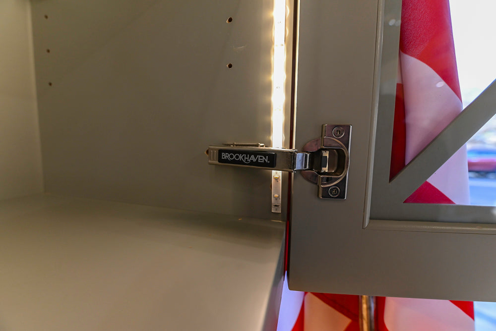 Wood-Mode & Brookhaven Transitional Grey Dry Bar