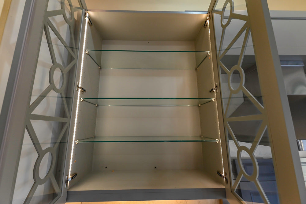 Wood-Mode & Brookhaven Transitional Grey Dry Bar