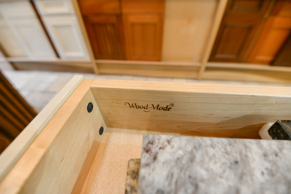 Wood-Mode Traditional White Kitchen with Granite Countertops