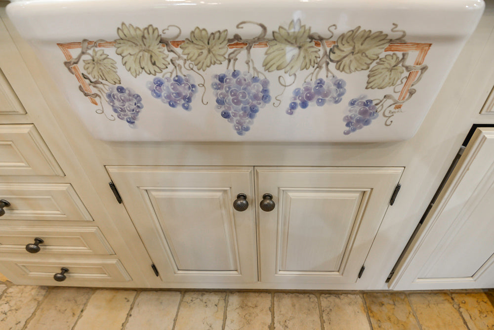 Wood-Mode Traditional White Kitchen with Granite Countertops