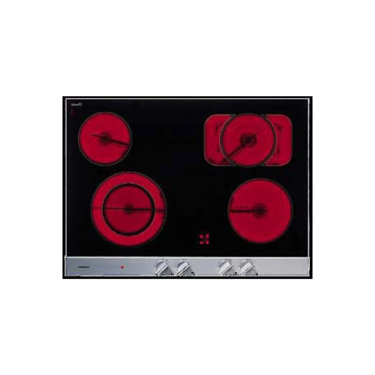 Gaggenau Vario 200 Series CK270604 27" Black Electric Cooktop