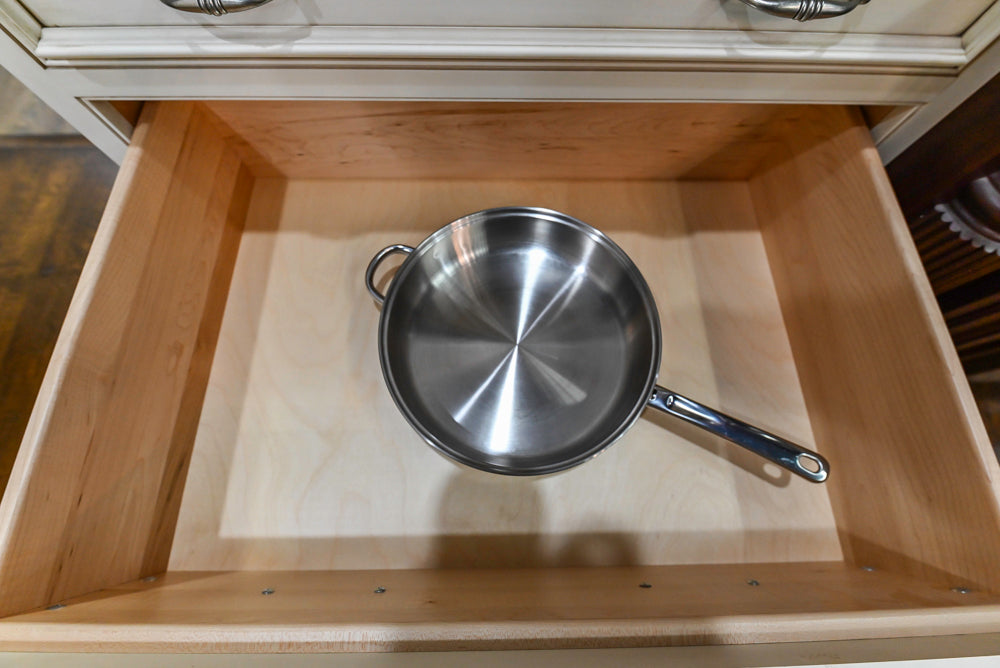 Plain & Fancy Traditional Multi-Tone Kitchen with Island and Dry Bar