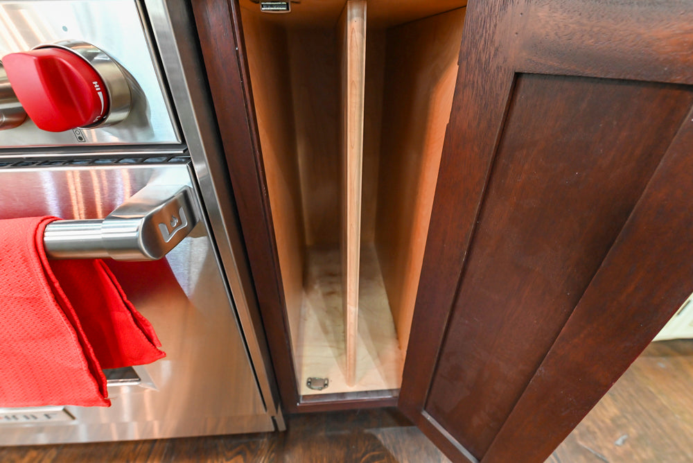Plain & Fancy Traditional Multi-Tone Kitchen with Island and Dry Bar