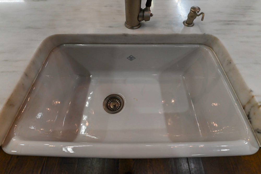 Plain & Fancy Traditional Multi-Tone Kitchen with Island and Dry Bar