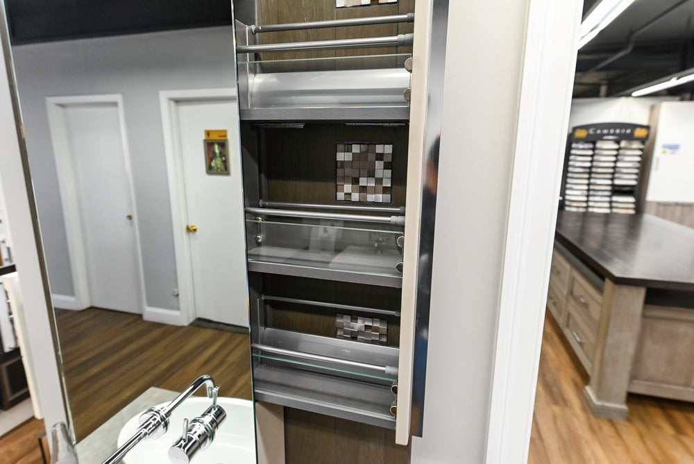 Vanico Maronyx Grey High Gloss 33 3/4" Modern Floating Vanity with Countertop, Sink and Faucet