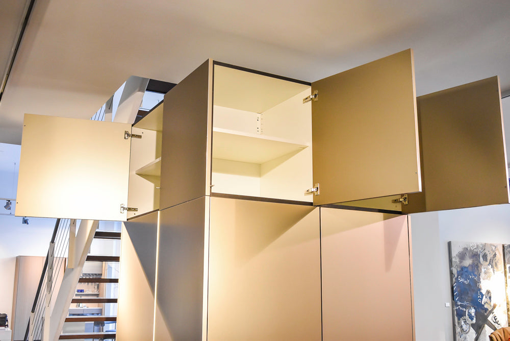 Poggenpohl Segmento Modern Black Kitchen with Miele Appliances